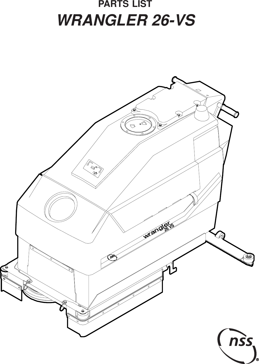 9092608 WRANGLER 26VS Rev D 11 03.pmd Nss 26 vs walk behind floor