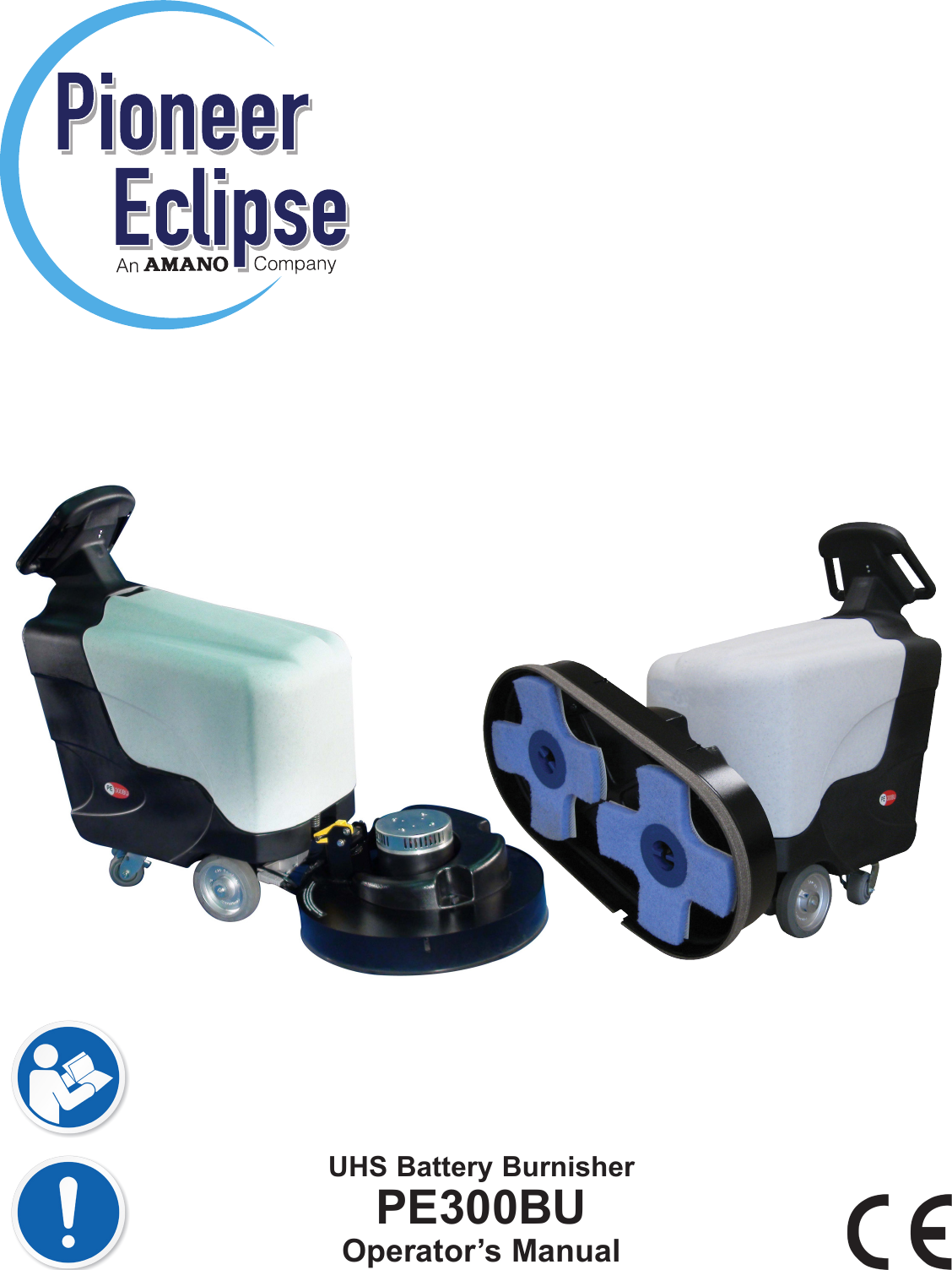 Pioneer eclipse 300bu floor burnisher operator parts manual