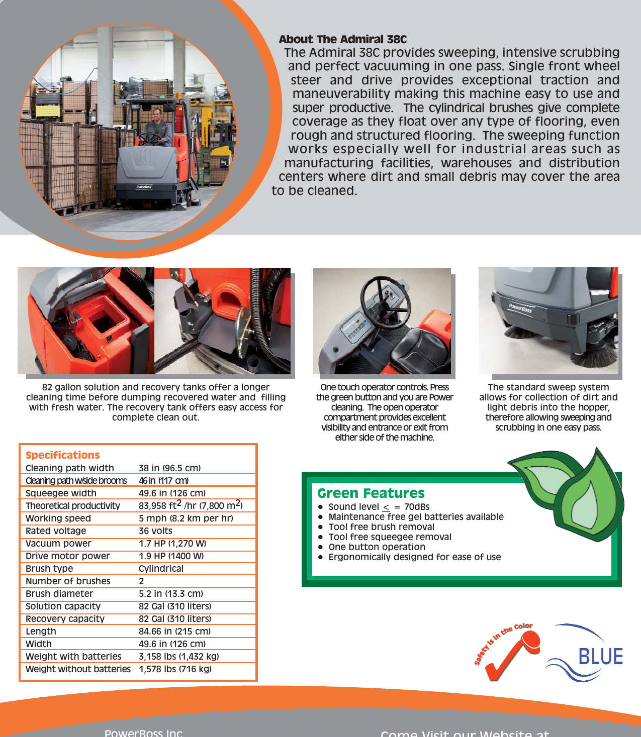 Page 2 of 2 - Admiral 40 Literature.qxp  Powerboss-admiral-38-ride-on-disk-floor-scrubber-brochure-specifications