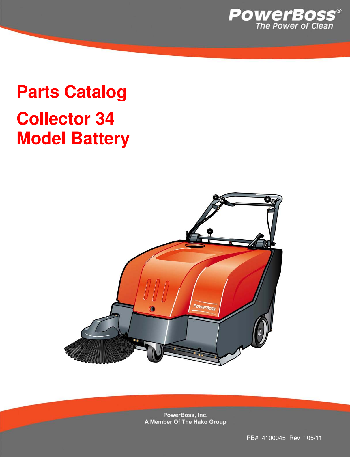 PARTS PUBLISHER Workbench PB Collector 34 B (6404.23) Powerboss 3 walk