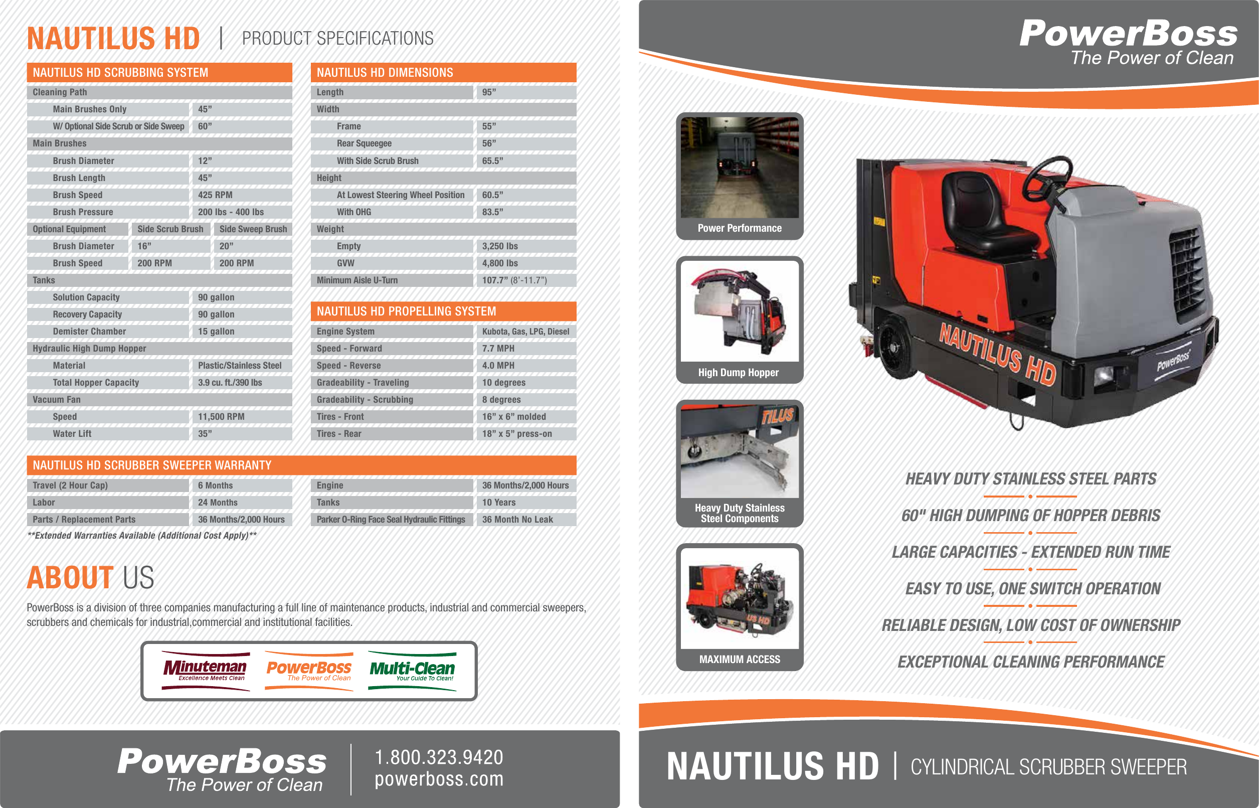 Nautilus_hd_brochure Powerboss nautilus hi dump ride on sweeper