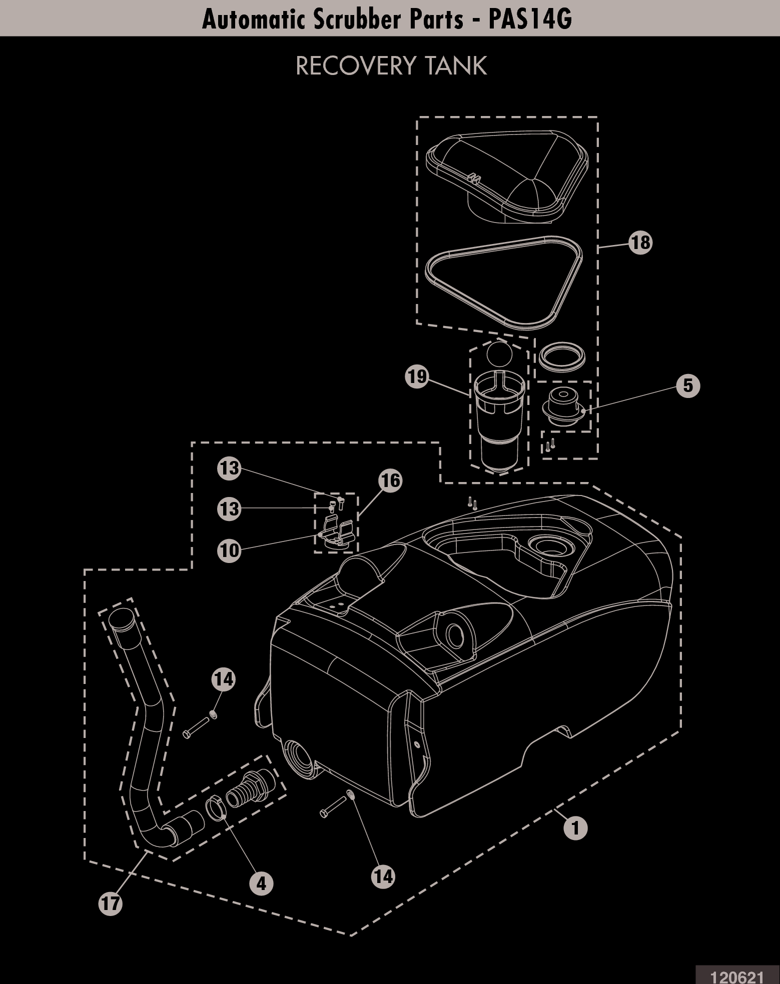 Page 3 of 12 - Sweepscrub Powr-Flite-Pas14G-Walk-Behind-Floor-Scrubber-Parts-List User Manual