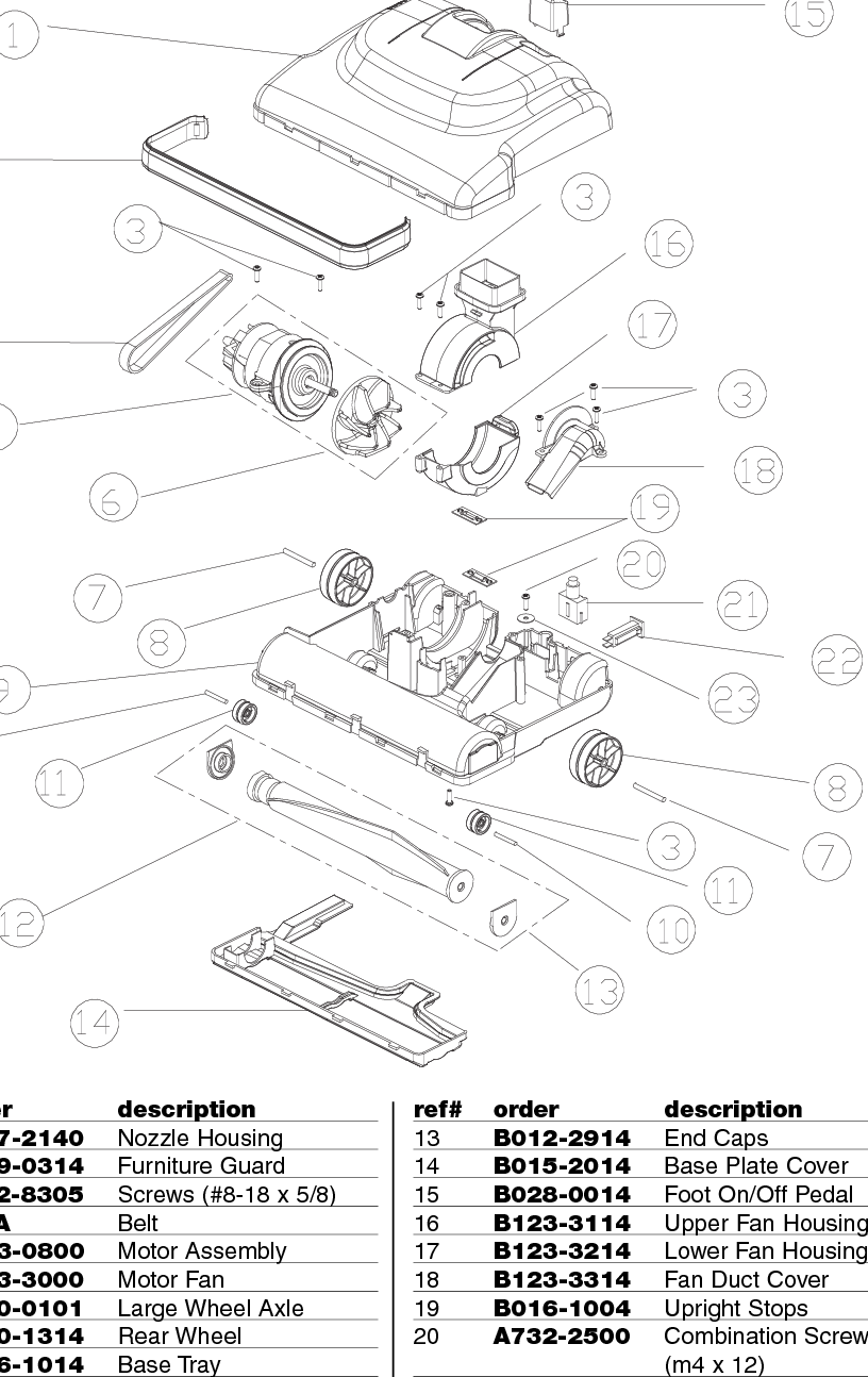 Page 9 of 10 - Sweepscrub Powr-Flite-Pf60-Vacuum-Operators-Manual PF60 Manual User