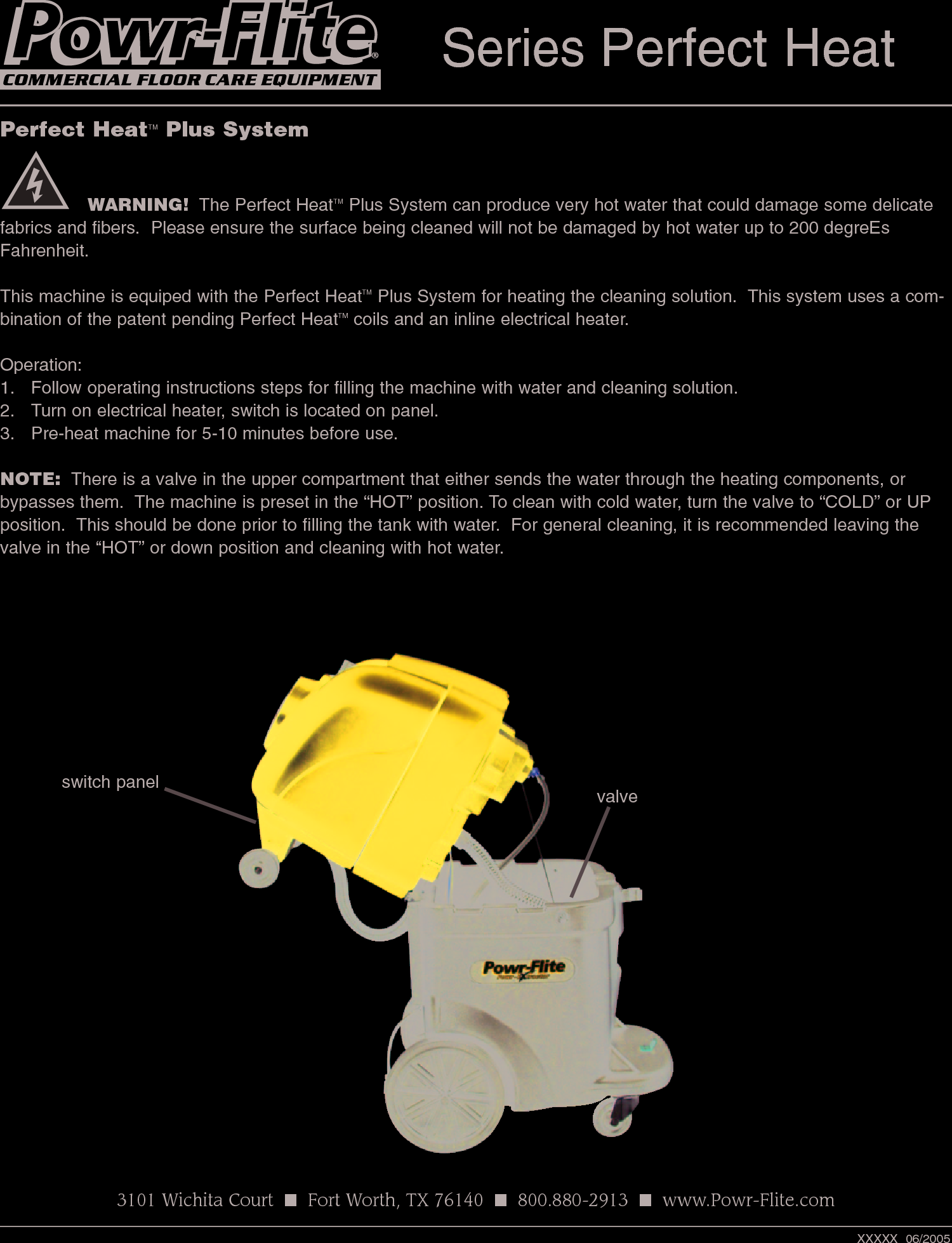 Page 4 of 7 - Sweepscrub Powr-Flite-Pfx1350-Carpet-Extractor-Parts-List User Manual