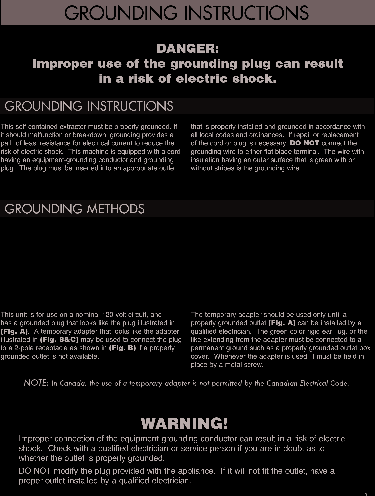 Page 5 of 10 - Sweepscrub Powr-Flite-Pfx3S-Carpet-Extractor-Operators-Manual User Manual
