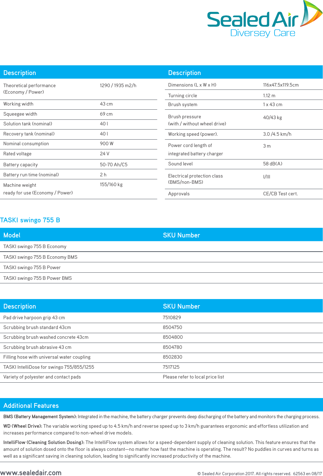 Page 2 of 2 - Sweepscrub Taski-Swingo-755B-E-Walk-Behind-Floor-Scrubber User Manual