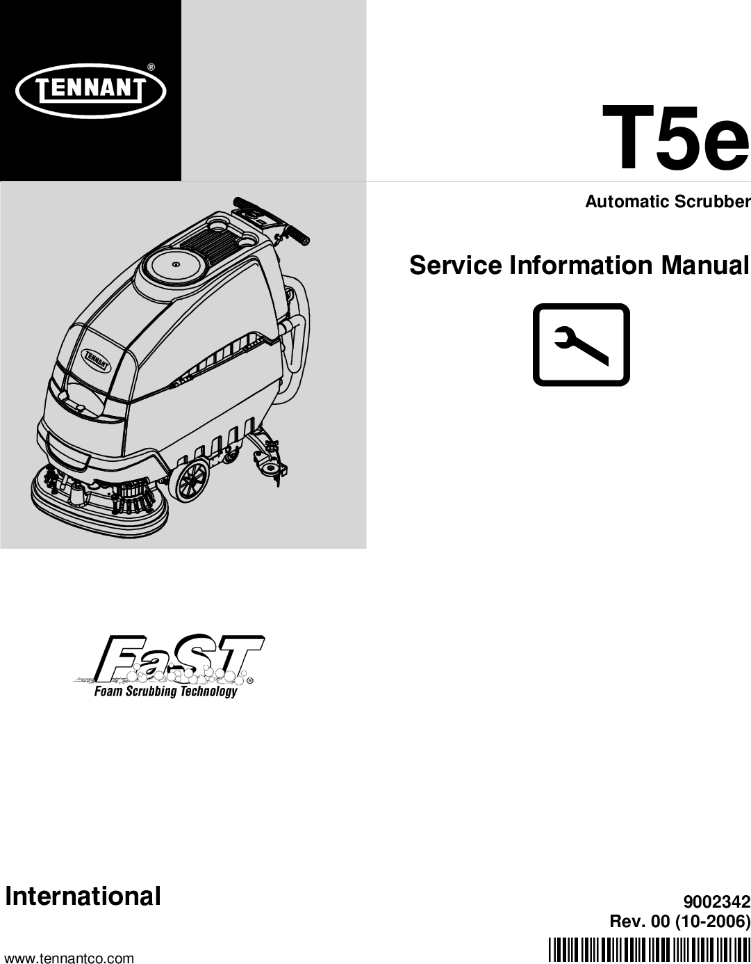 Tennant T5 Parts Manual