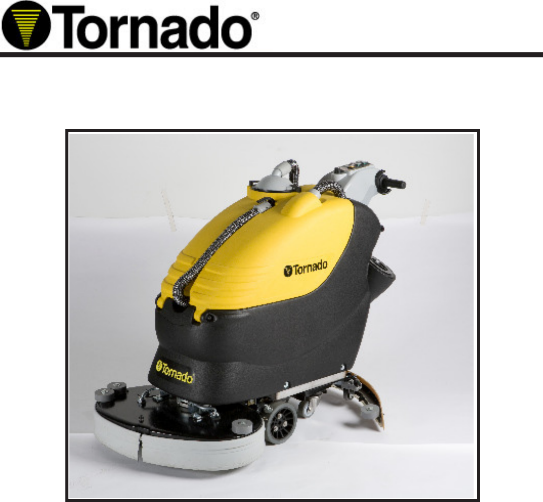 L9722 Tornado 26 14 Walk Behind Floor Scrubber Operators Manual