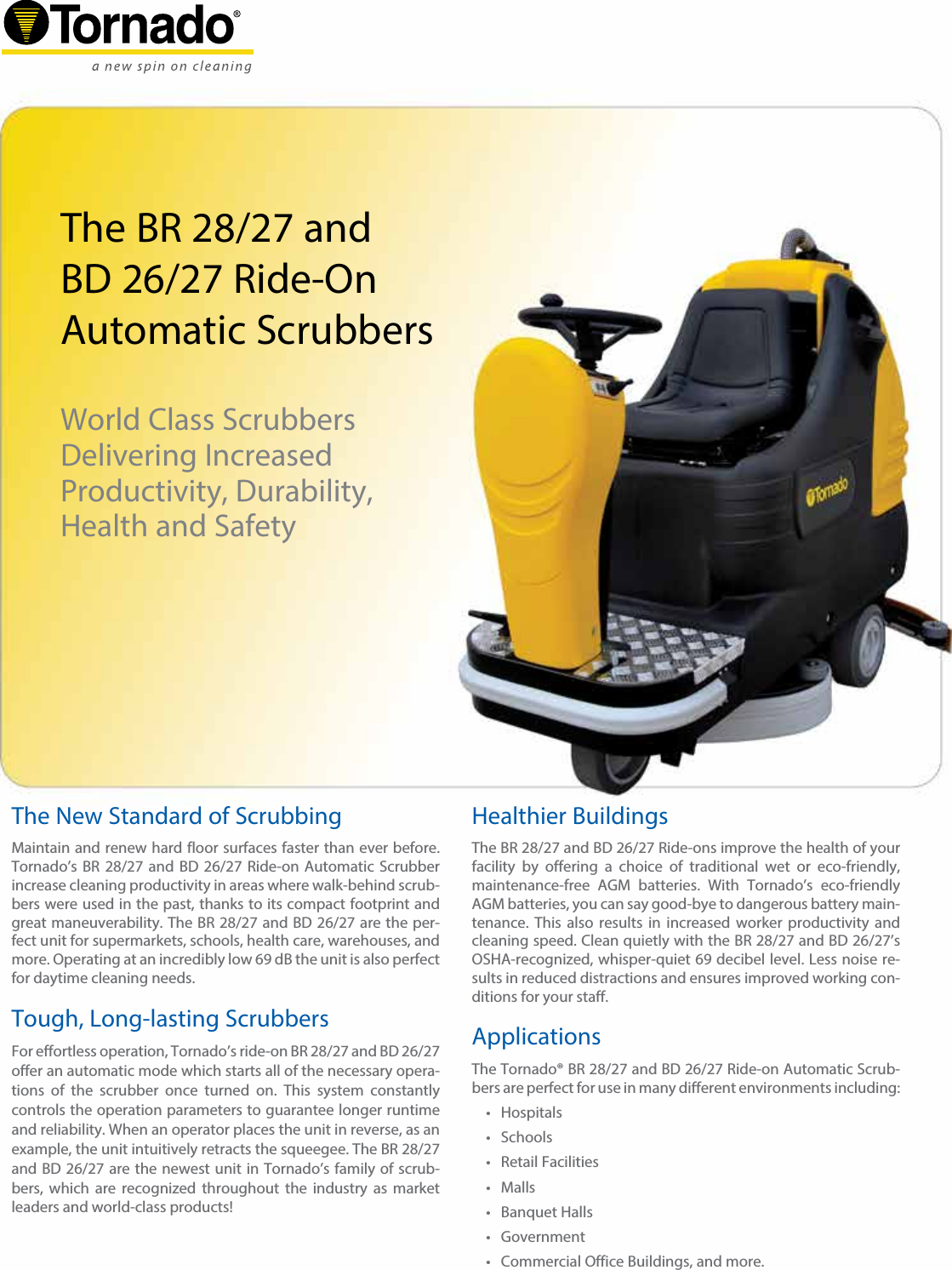 Tornado Floor Scrubber Manual