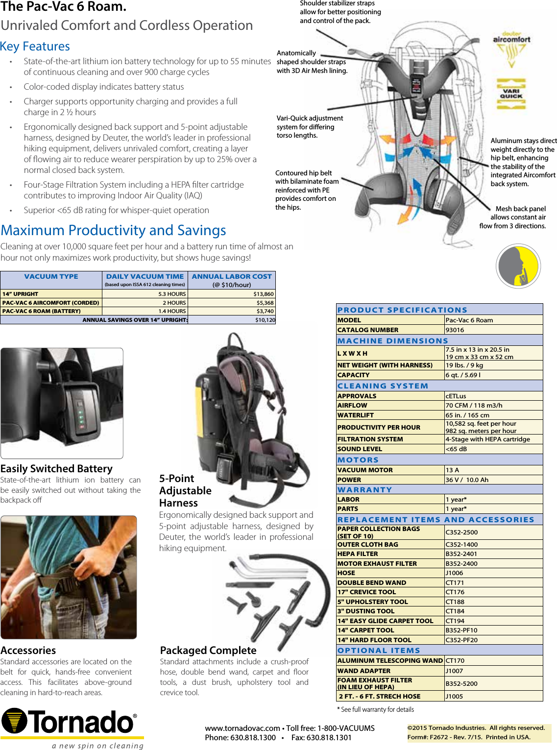 Page 2 of 2 - Tornado-pac-vac-6-room-backpack-vacuum-cleaner-brochure-specifications