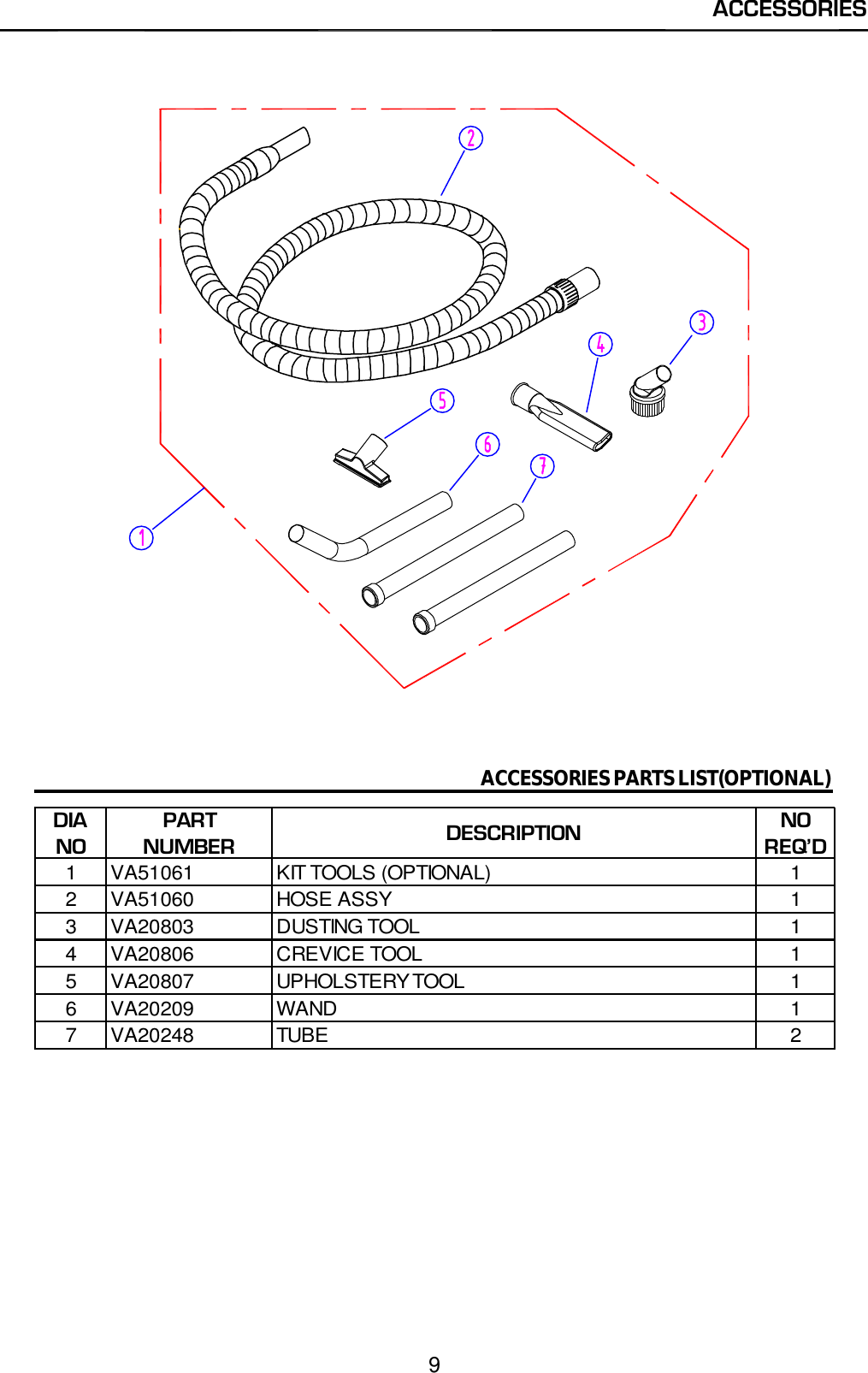 Page 11 of 12 - Viper-barracuda-cuda2600-vacuum-parts-and-operator-manual