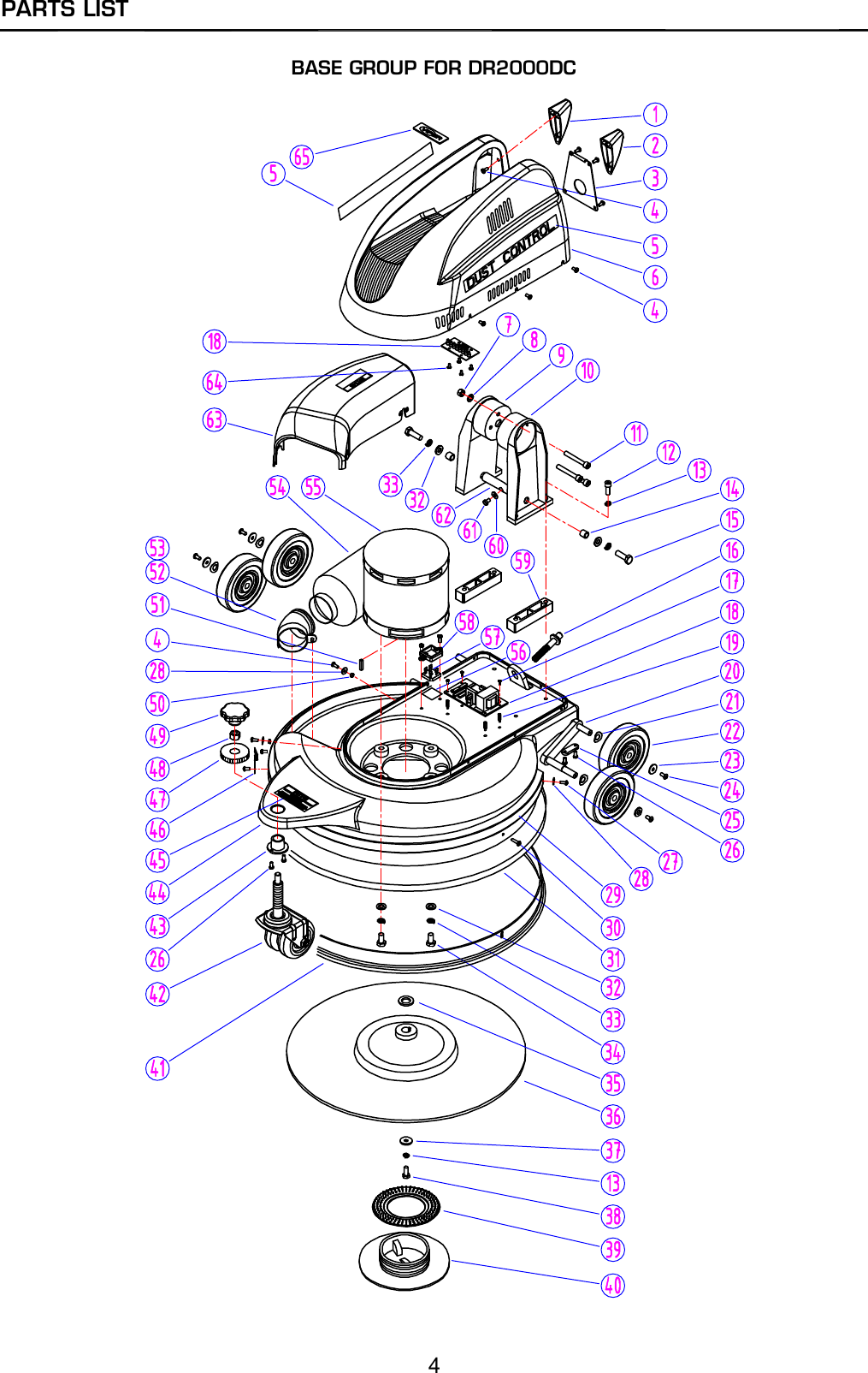 Page 6 of 12 - DR2500DC Manual  Viper-dragon-dr2000dc-floor-buffer-burnisher-parts-and-operator-manual