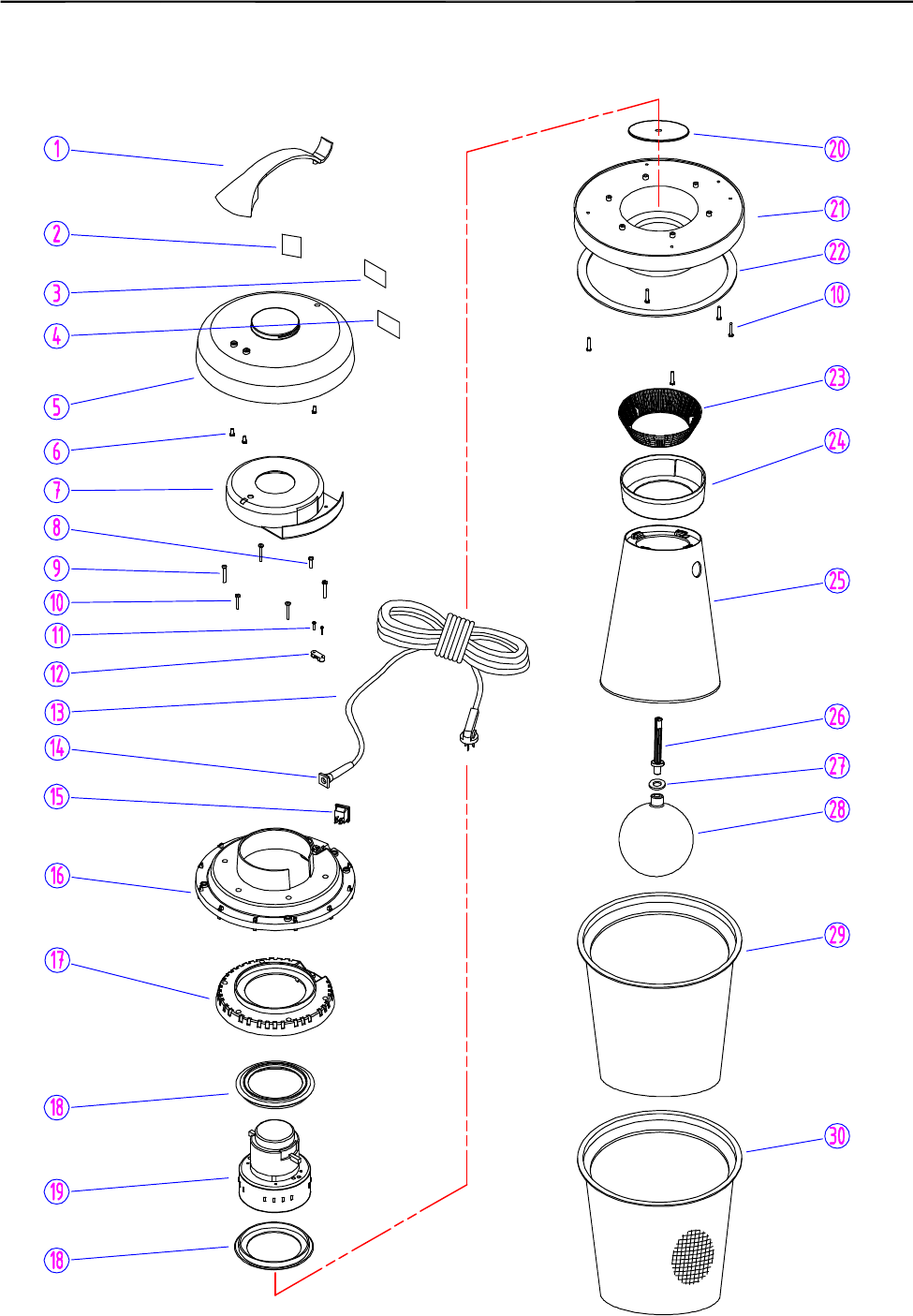 Viper Wet Vac Parts List