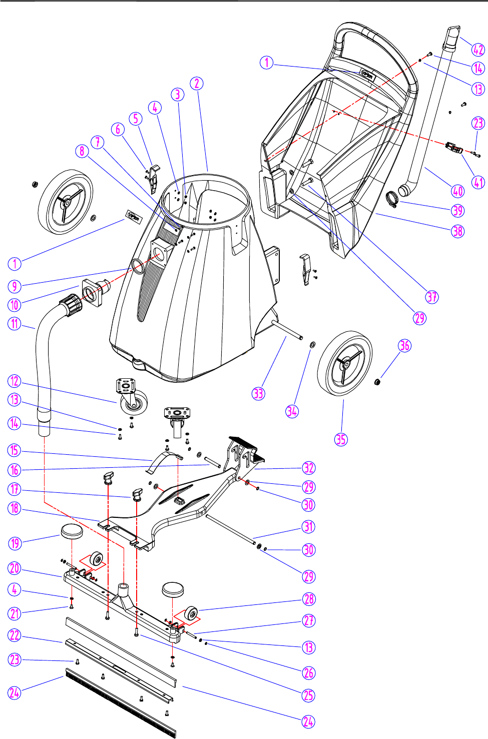 Viper shovelnose sn18wd wet dry vac parts and operators manual
