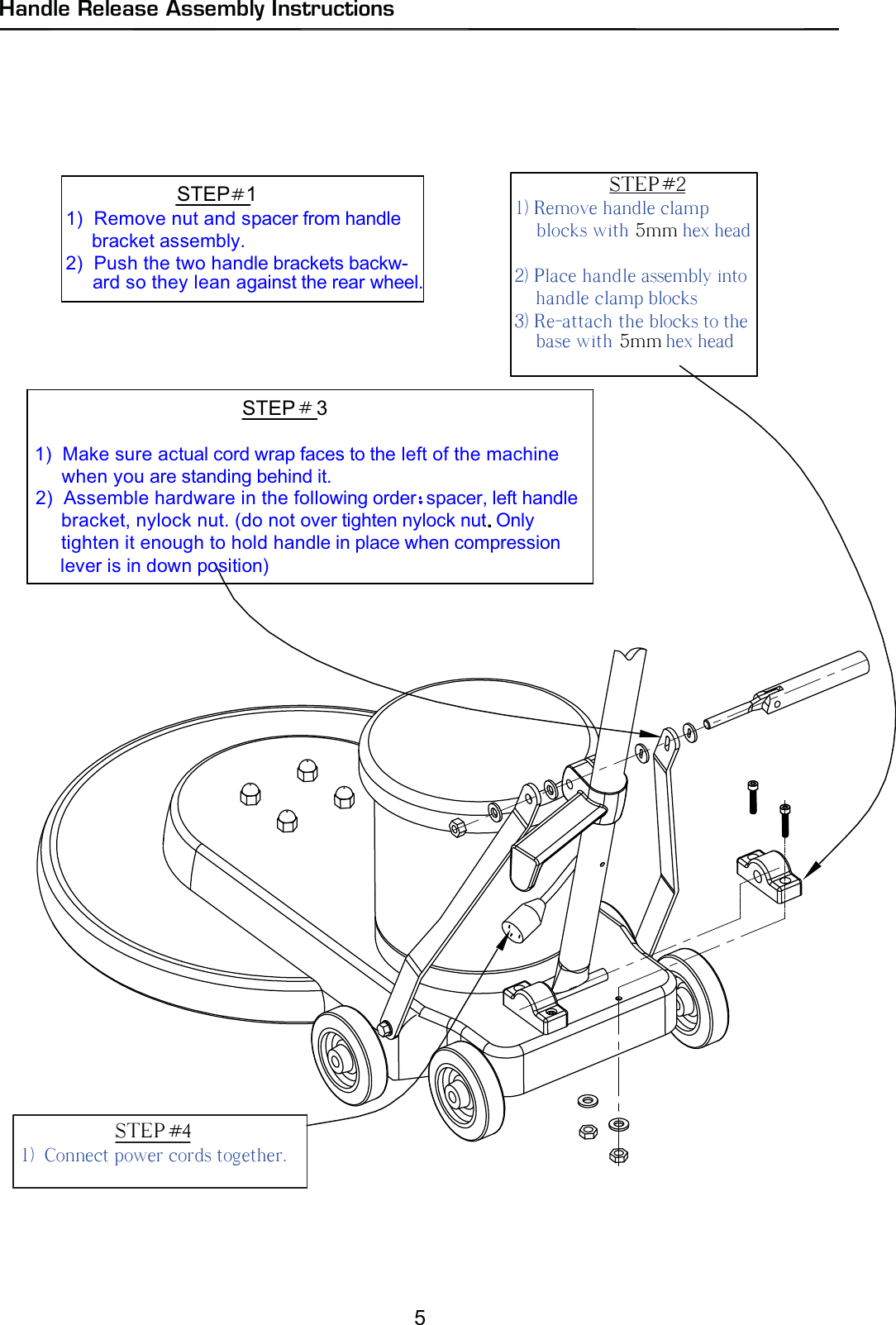 Page 5 of 11 - Owners Manual For US Viper  Viper-venom-vn1500-buffer-burnisher-parts-and-operator-manual