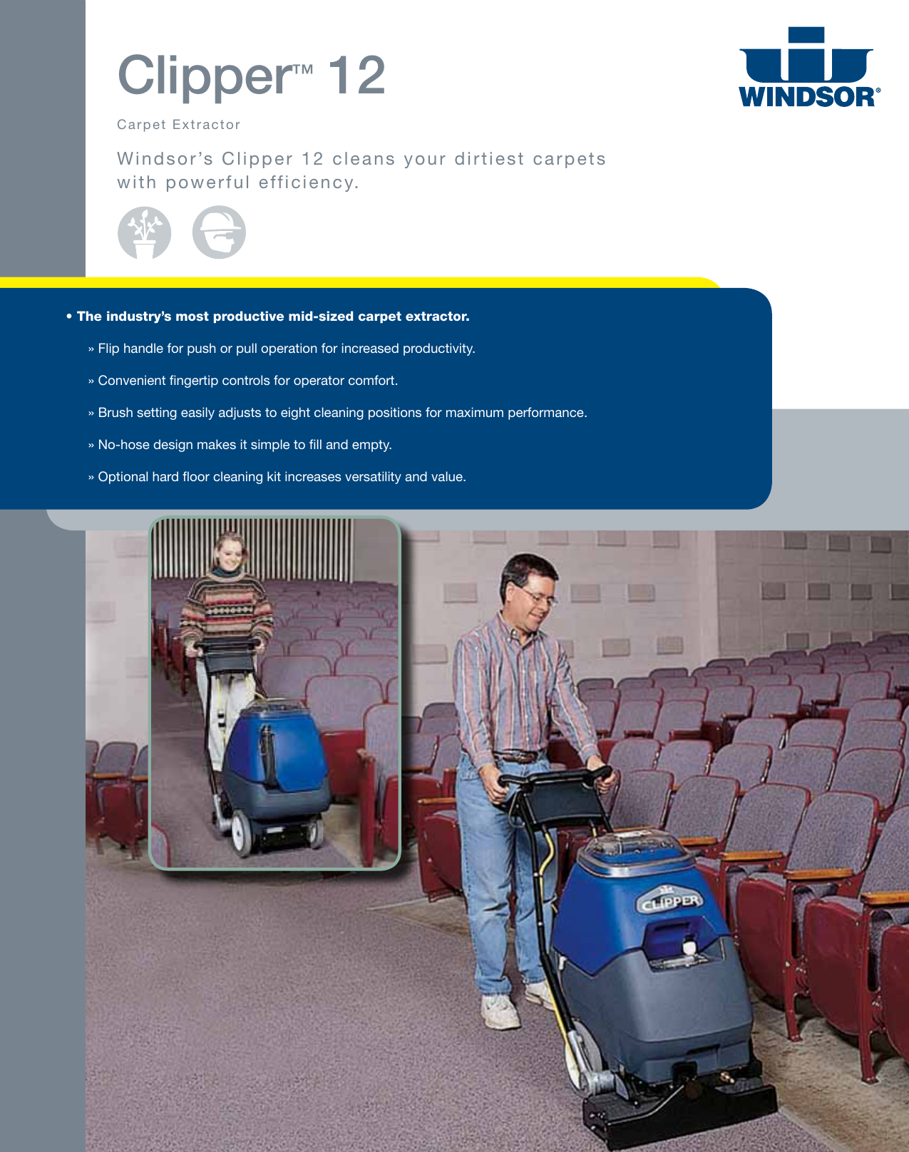 Page 1 of 2 - Windsor-clipper-12-carpet-extractor-brochure-specifications