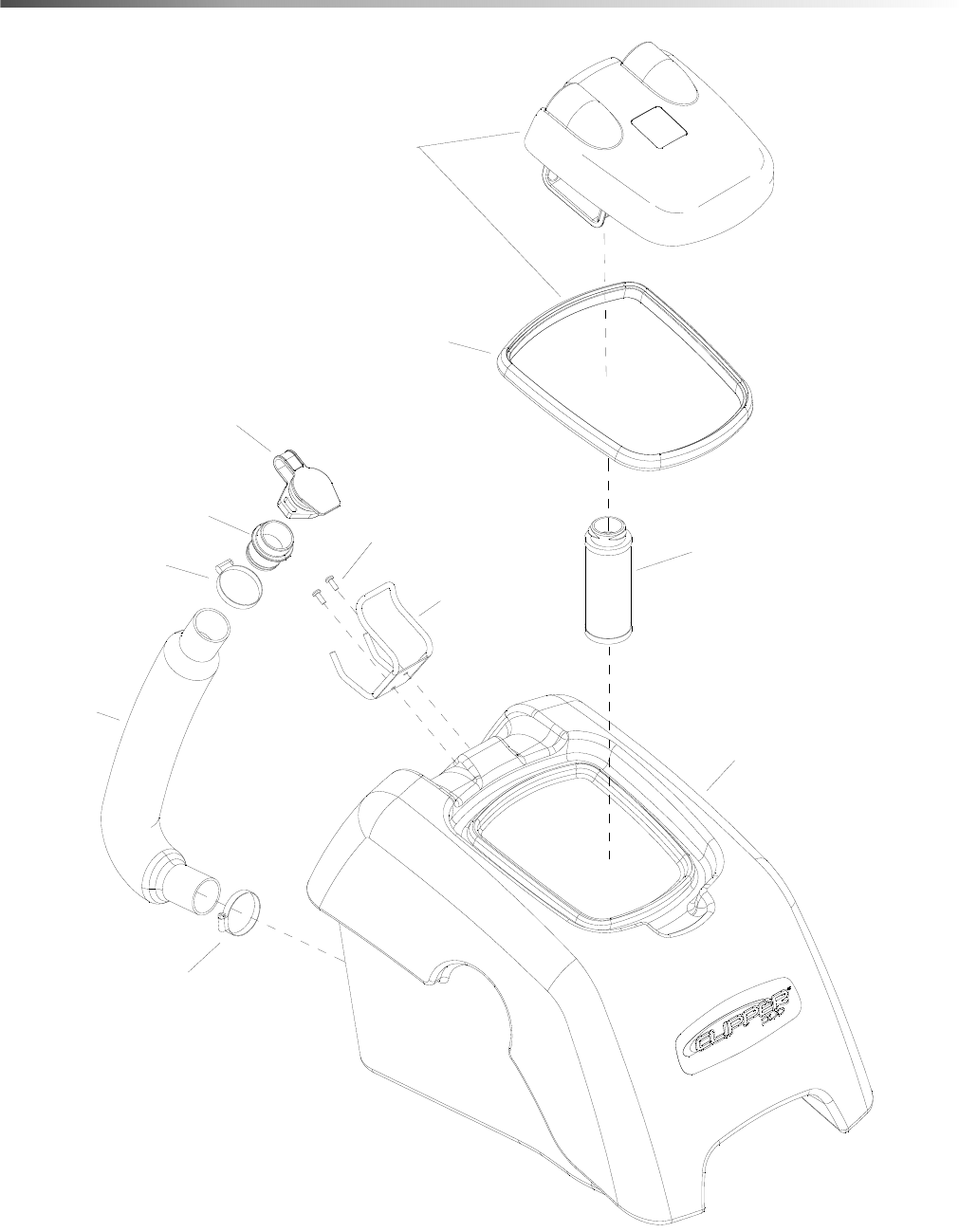 Windsor clipper duo walk behind carpet extractor service parts manual