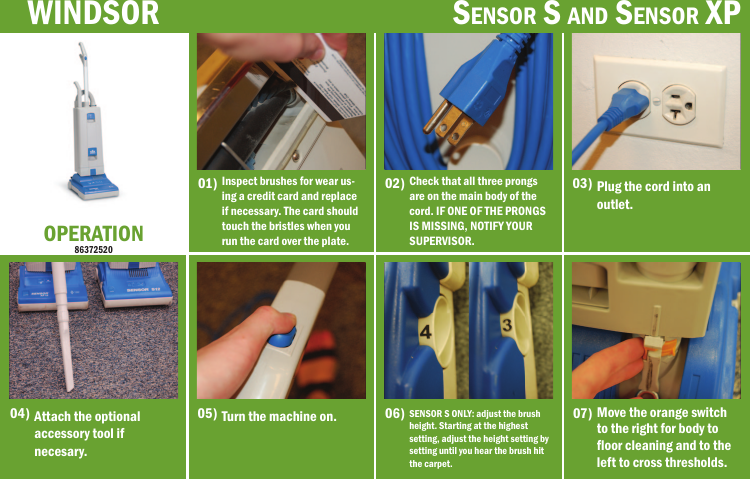 Page 2 of 3 - Windsor-sensor-upright-vacuum-operators-manual