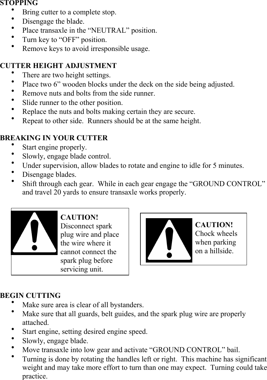 Page 7 of 12 - Swisher WB924 User Manual  To The 21792cf6-cb45-4a91-9f11-3cab4272ddc1