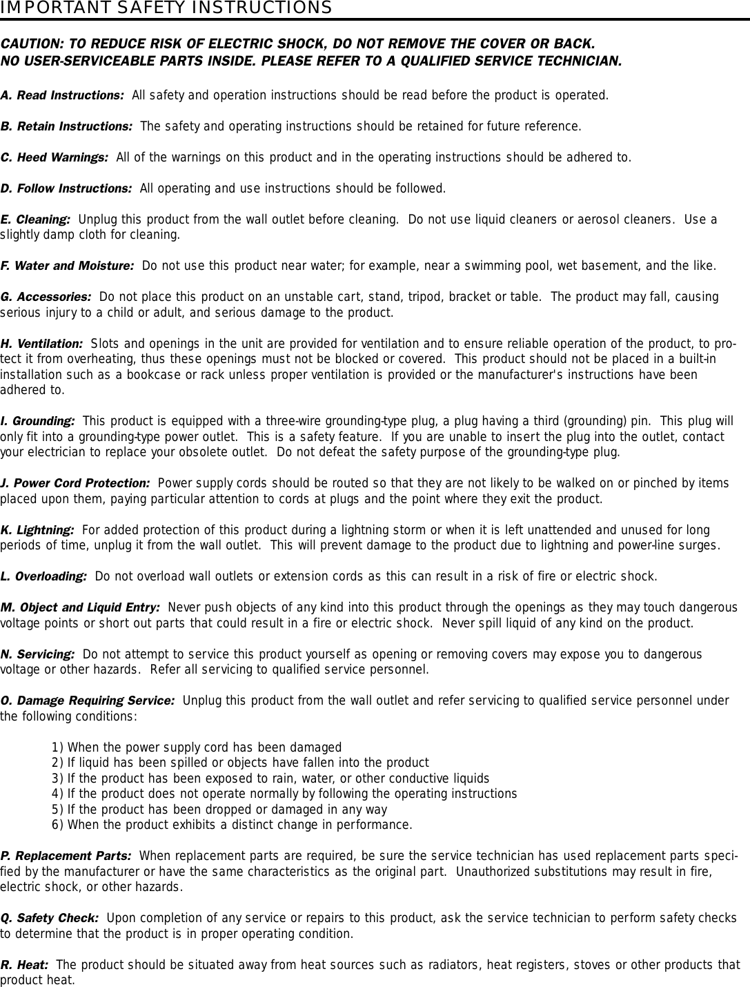 Page 2 of 12 - Swr-Sound Swr-Sound-Bass-350-Users-Manual- Bass 350 (chrome) Om  Swr-sound-bass-350-users-manual