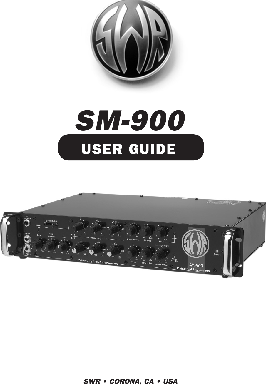 Swr Sound Sm 900 Users Manual
