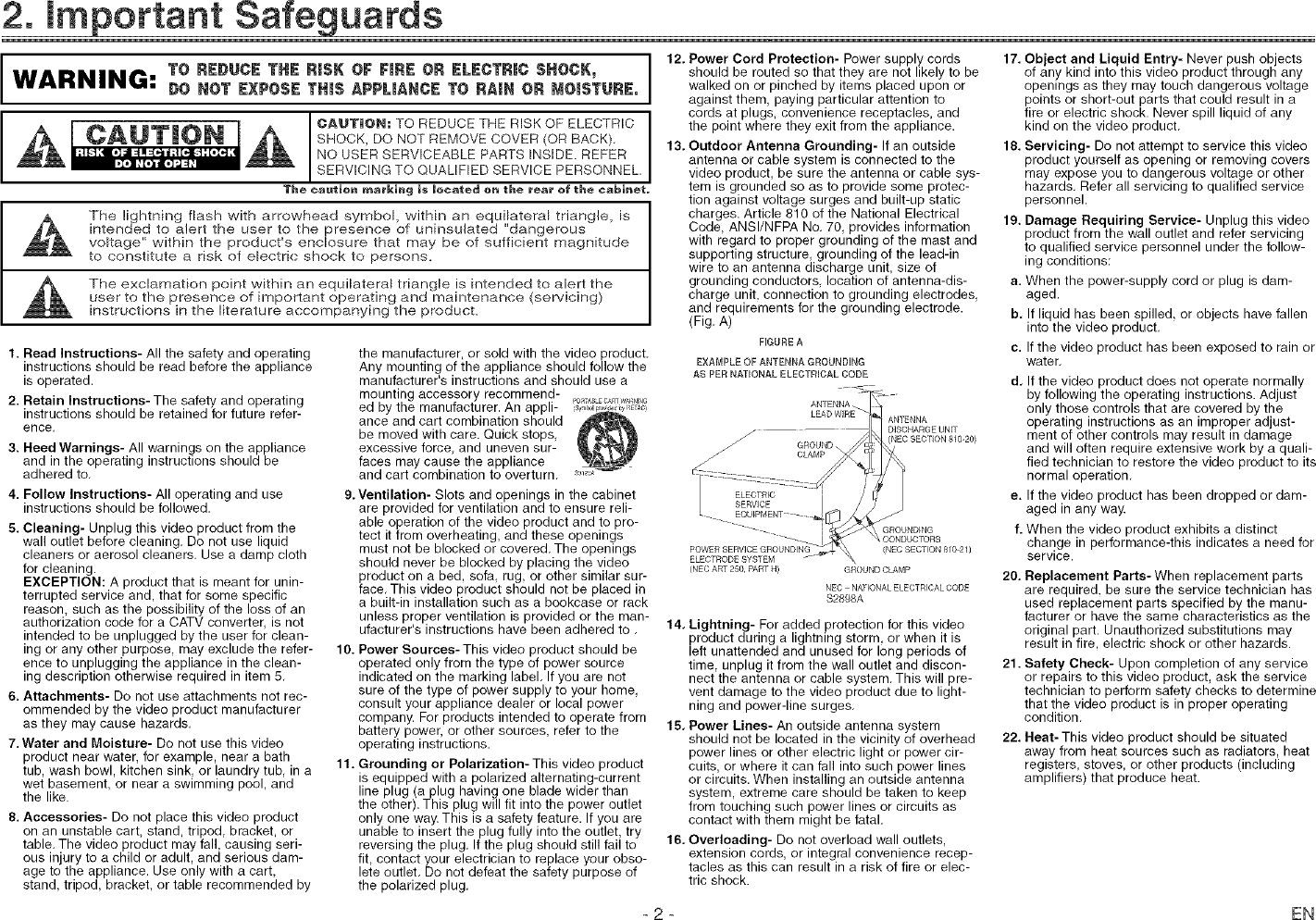 Page 2 of 8 - Sylvania 6240VE User Manual  VCR - Manuals And Guides L0520738