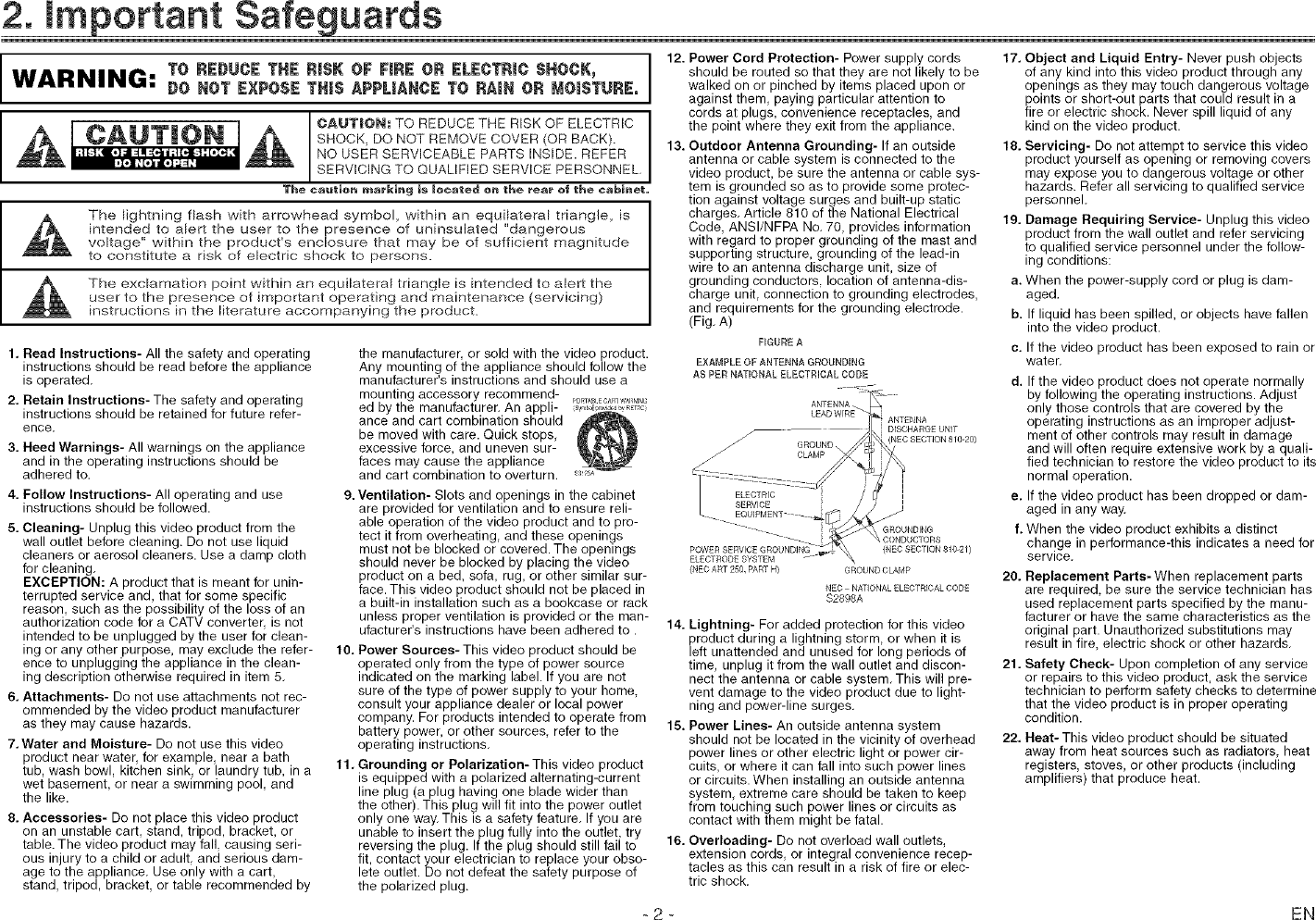 Page 2 of 8 - Sylvania 6260VE User Manual  VCR - Manuals And Guides L0530747