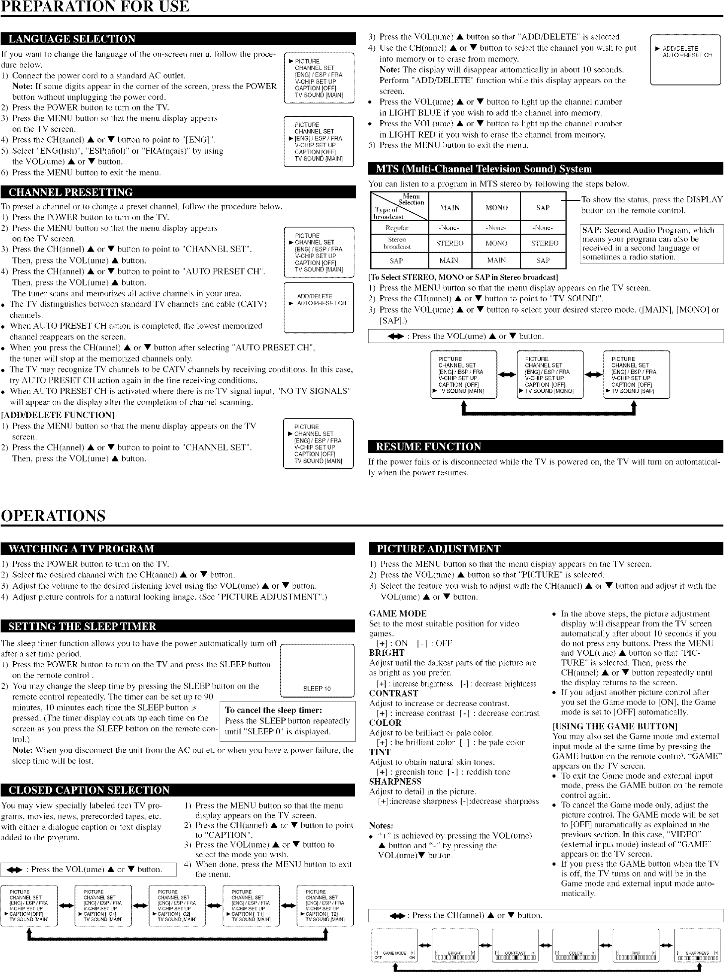 Page 3 of 8 - Sylvania 6420FE User Manual  TV - Manuals And Guides L0520772
