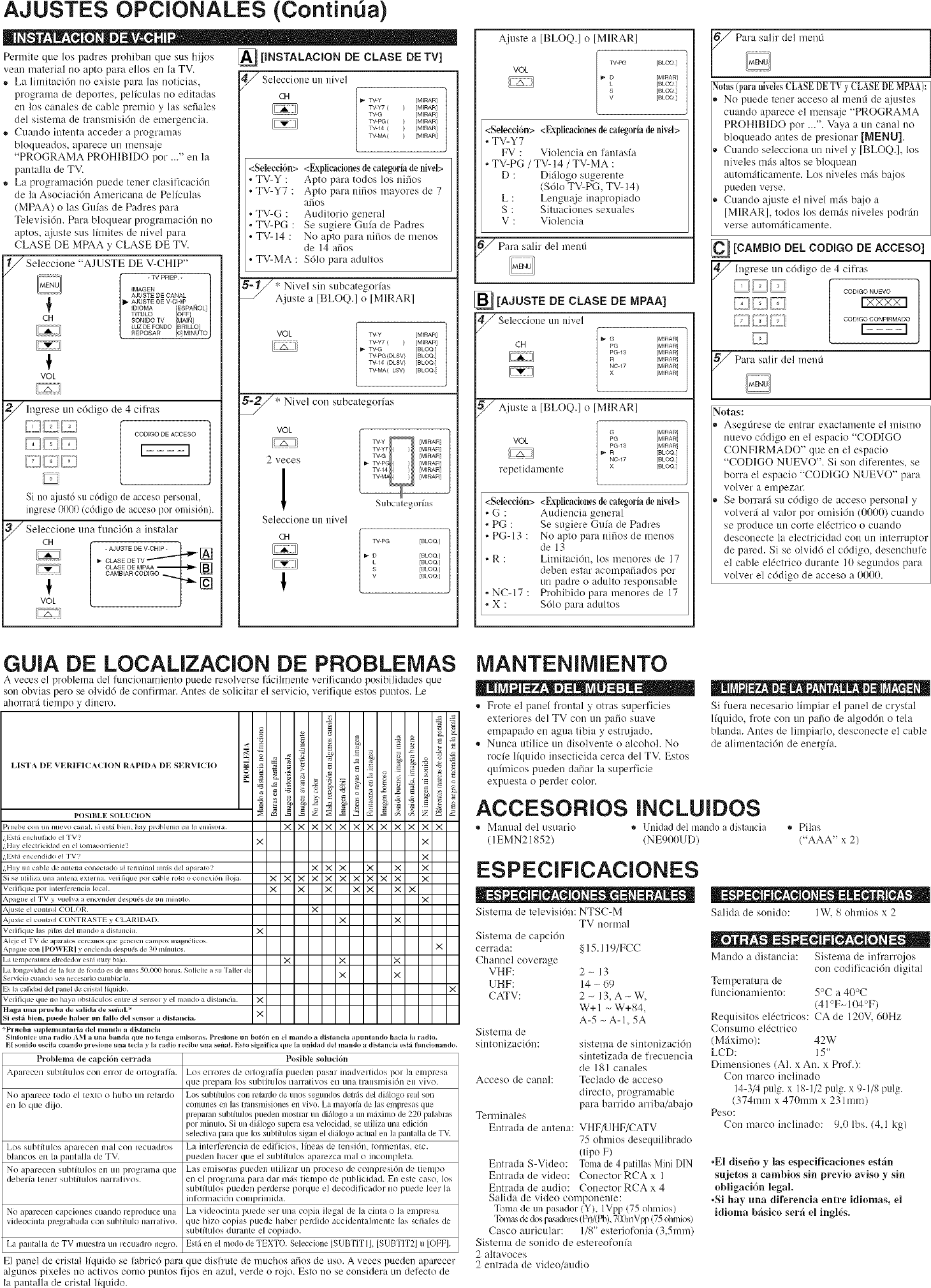 Page 8 of 8 - Sylvania 6615LG User Manual  LCD TELEVISION - Manuals And Guides L0610373
