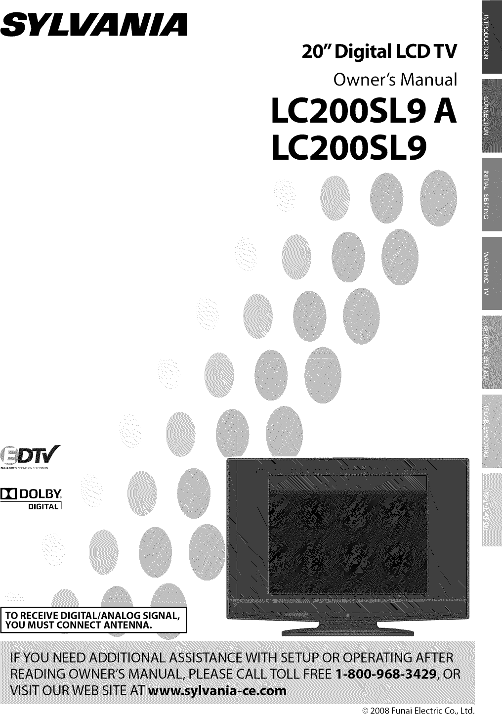 Sylvania Lc200Sl9 20 Lcd Tv Users Manual