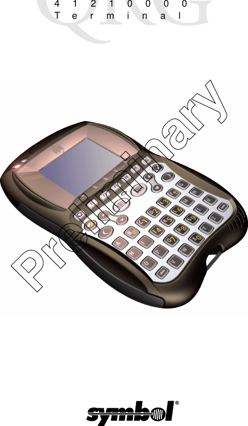 Symbol Technologies 41210000 Radio data terminal with 2 included radios ...