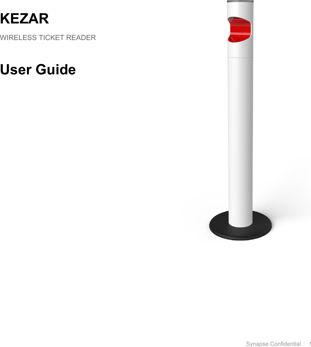 Synapse Product Development KZR-001 Kezar User Manual
