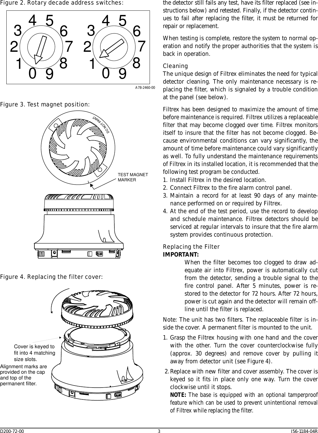 Page 3 of 4 - System-Sensor System-Sensor-Ftx-P1-Users-Manual-  System-sensor-ftx-p1-users-manual