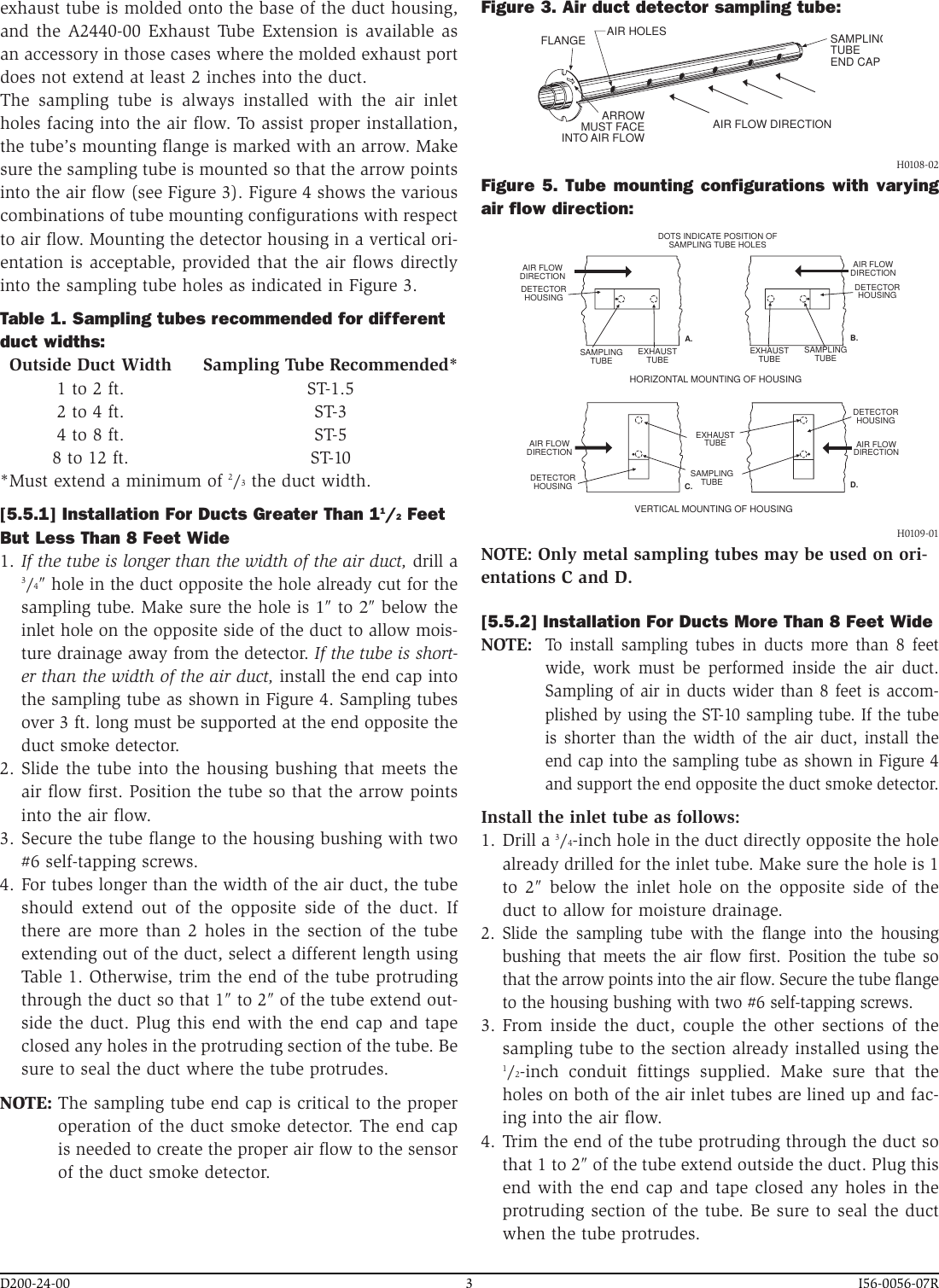Page 3 of 8 - System-Sensor System-Sensor-Innovair-Dh100Acdclwp-Users-Manual-  System-sensor-innovair-dh100acdclwp-users-manual
