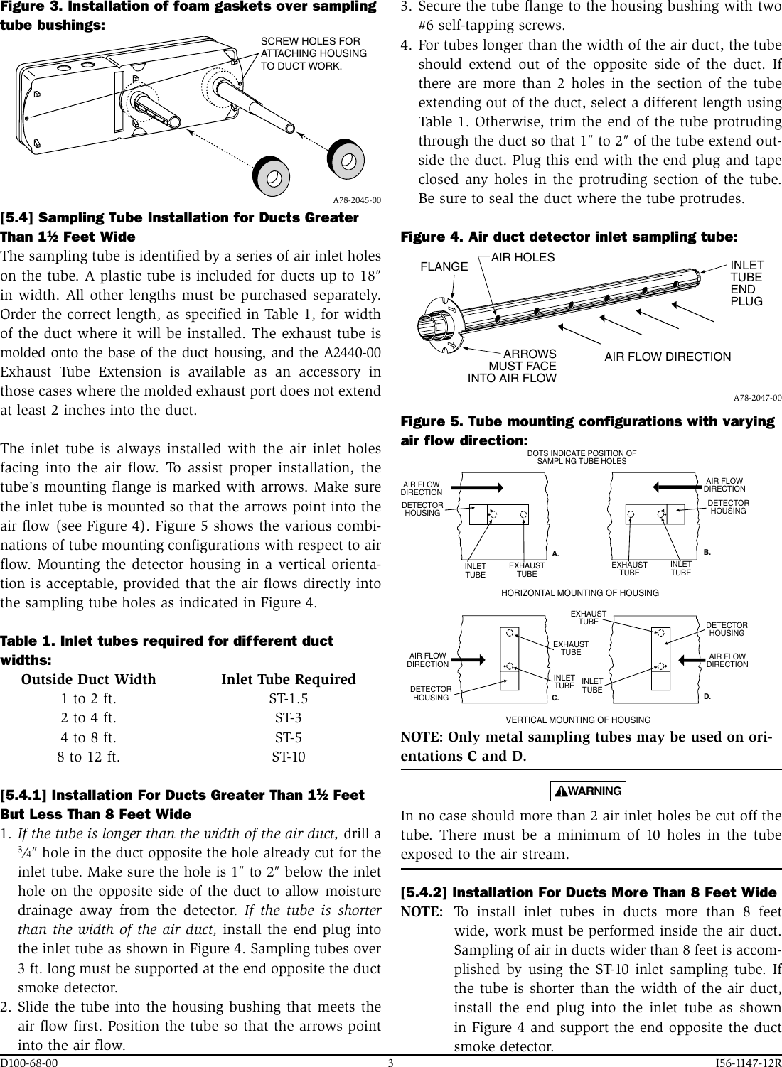 Page 3 of 8 - System-Sensor System-Sensor-Innovair-Dh100Acdcp-Users-Manual- I56-1147-12R  System-sensor-innovair-dh100acdcp-users-manual