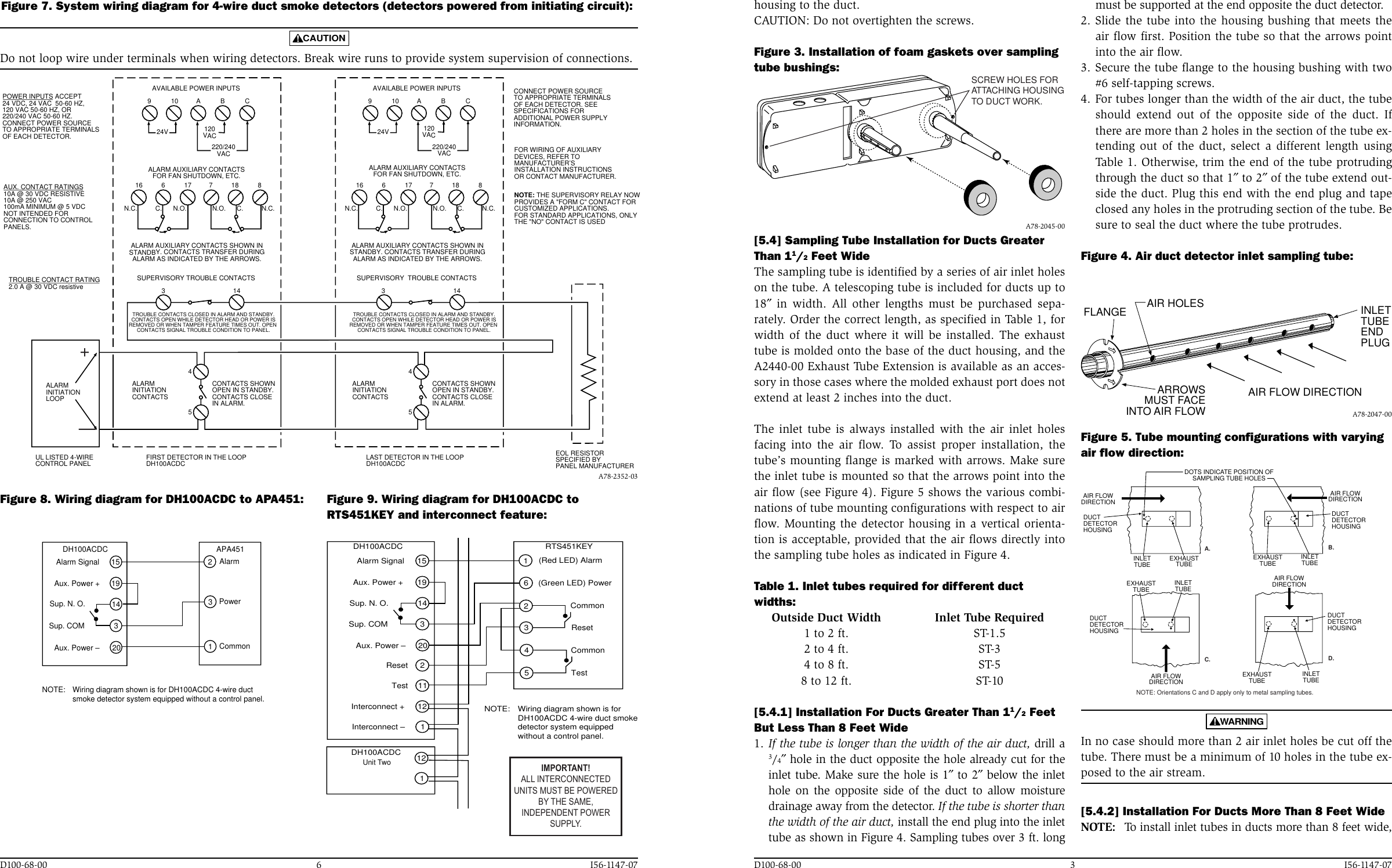 Page 3 of 4 - System-Sensor System-Sensor-Smoke-Alarm-Dh100Acdc-Users-Manual- 1147-07;DH100ACDC System-sensor-smoke-alarm-dh100acdc-users-manual
