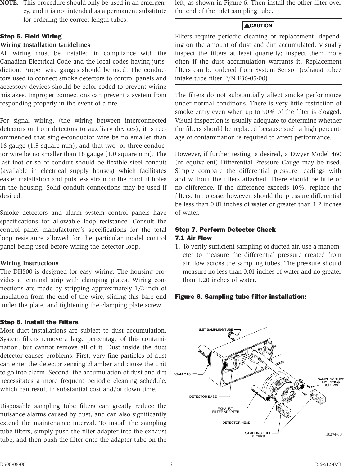 Page 5 of 12 - System-Sensor System-Sensor-Smoke-Alarm-Dh500-Users-Manual-  System-sensor-smoke-alarm-dh500-users-manual