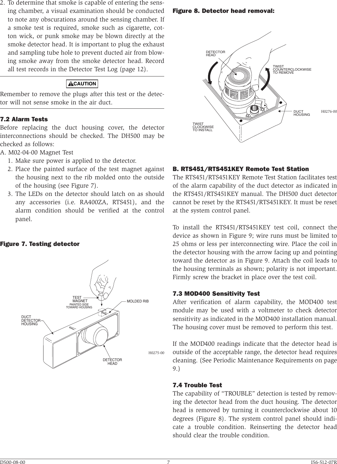 Page 7 of 12 - System-Sensor System-Sensor-Smoke-Alarm-Dh500-Users-Manual-  System-sensor-smoke-alarm-dh500-users-manual
