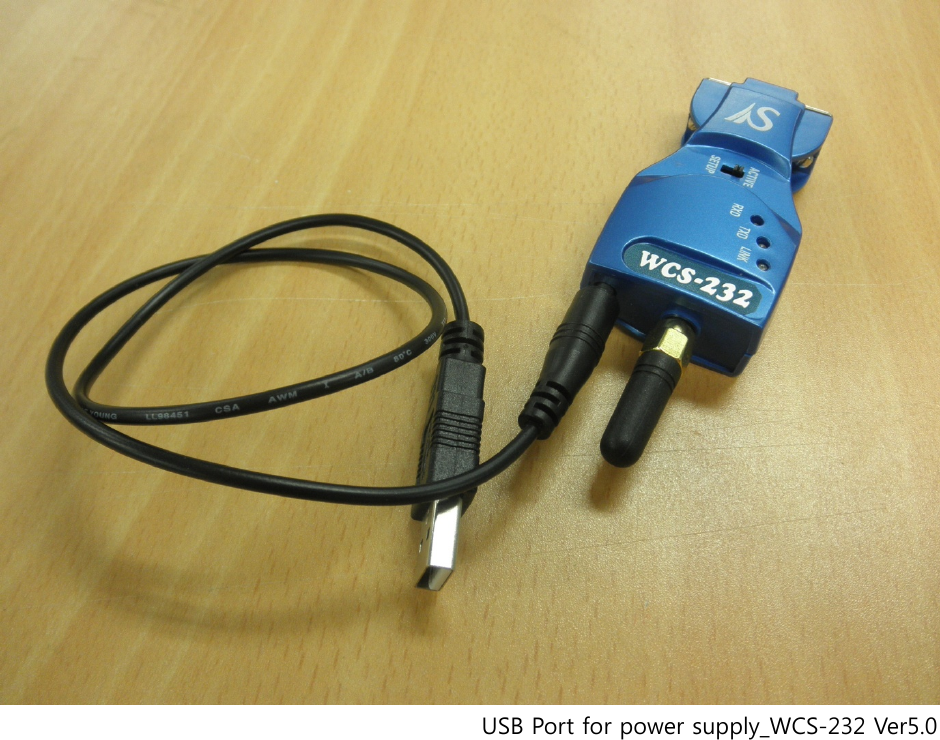  USB Port for power supply_WCS-232 Ver5.0 