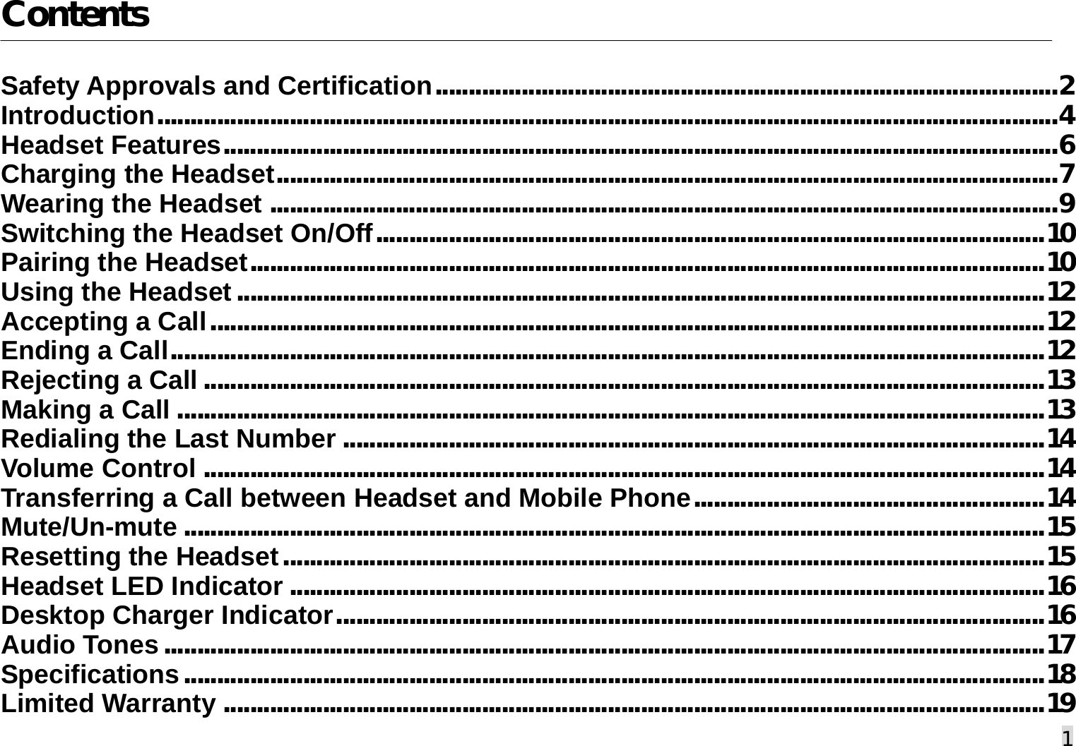 Systime HELLO2HSPLUS Bluetooth Headset User Manual