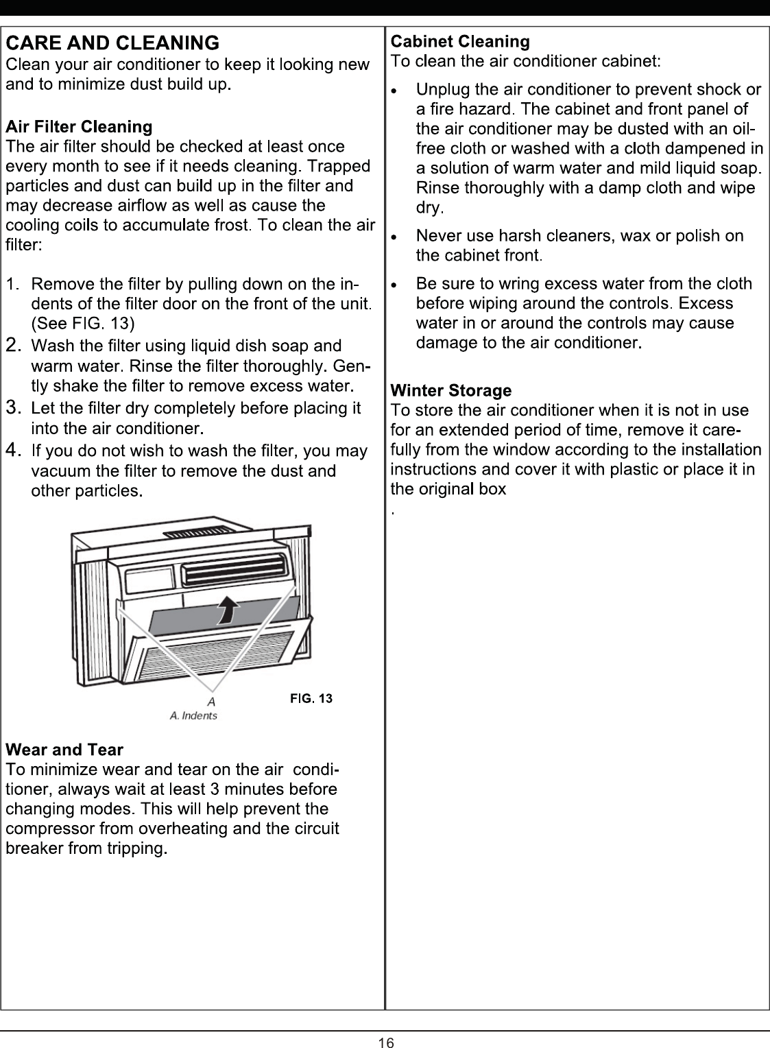 TCL Air conditioner TWAC-TYWFS Windows Type Air-condition User Manual