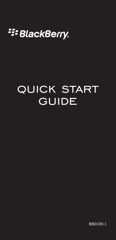 quick start guideBBD100-1