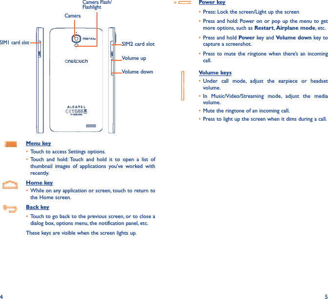 Page 3 of TCT Mobile 370 HSUPA/HSDPA/UMTS triband / GSM quadband mobile phone User Manual 