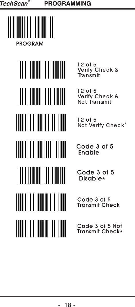-  18 -I 2 o f 5 Verify Che c k &amp;Tra nsm itI 2 o f 5 Verify Che c k &amp;No t Tra nsmitI 2 o f 5 No t Verify Che c k *
