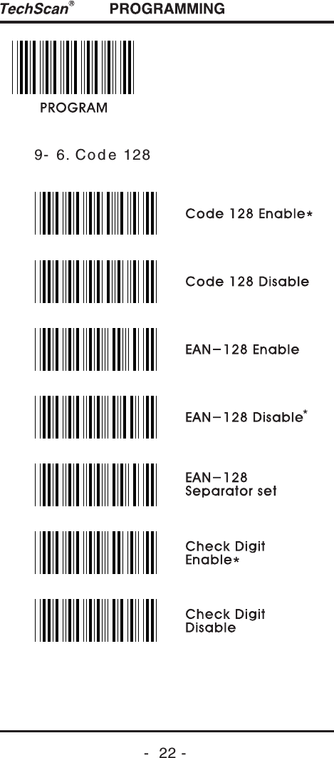 -  22 -9- 6. Cod e 128*
