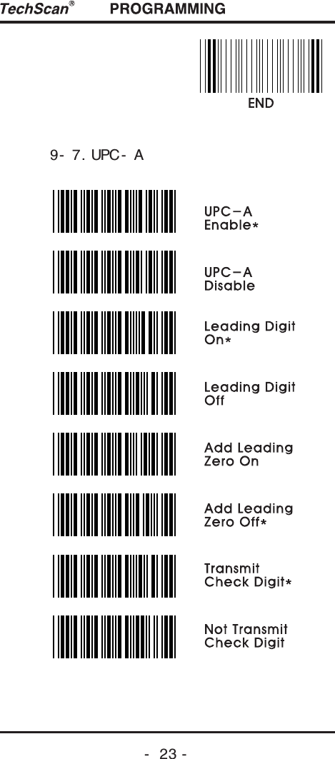 -  23 -9- 7. UPC- A 