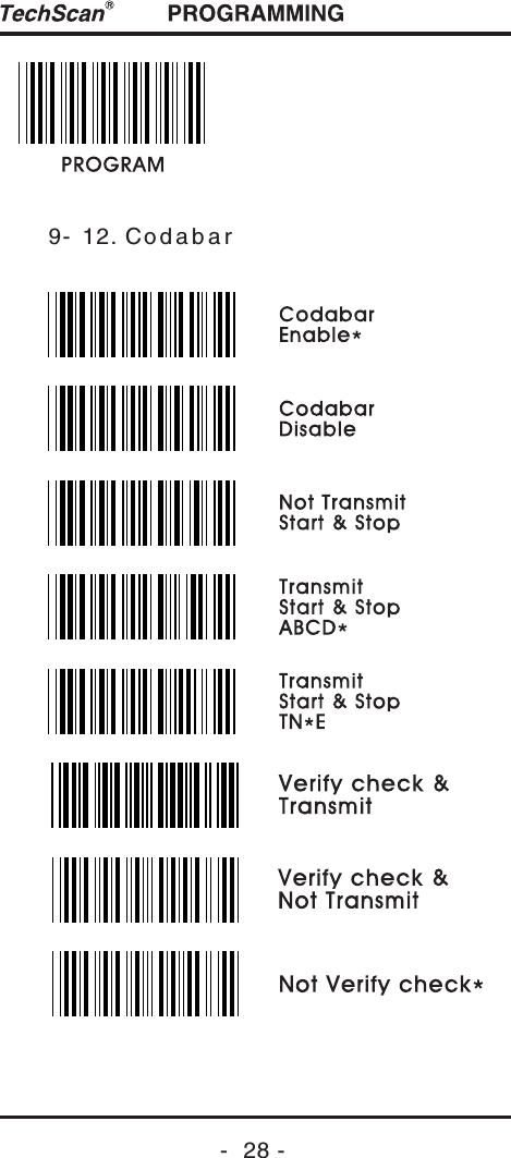 -  28 -9- 12. Cod a b a r