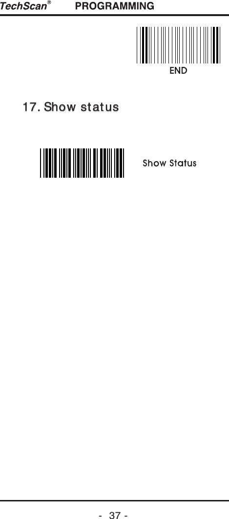 17. Show status17. Show status-  37 -