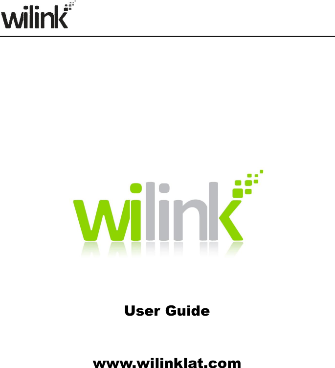                            User Guide  www.wilinklat.com 