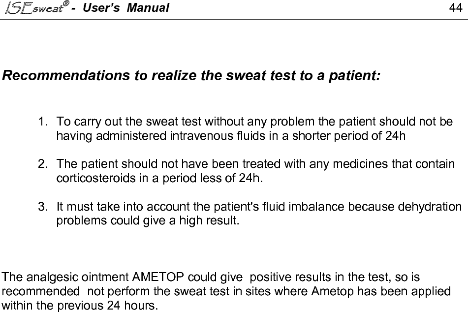           ANNEX D Recommendations for the results interpretation  